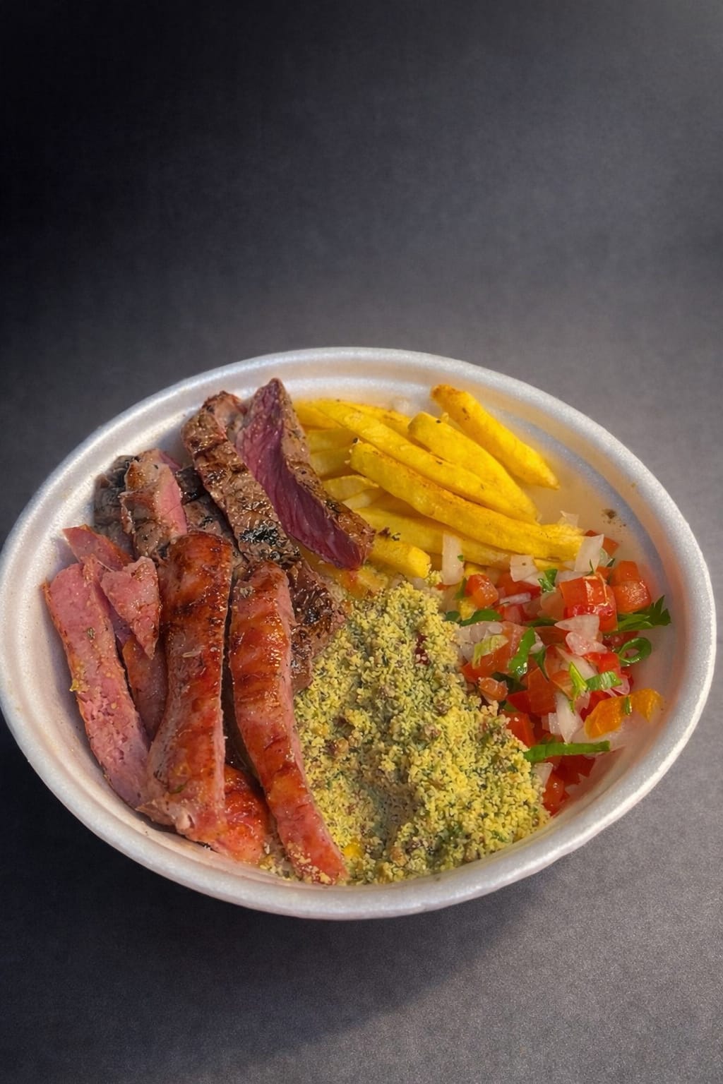 Contra com linguiça