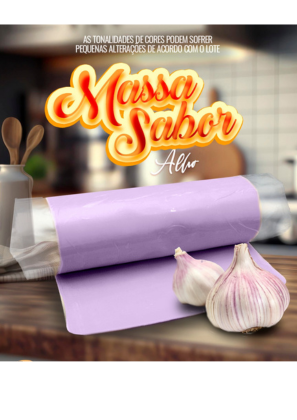 Massa Alho Roxo Queijo com Cream Cheese