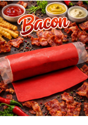 Massa Bacon Frango com Mussarela