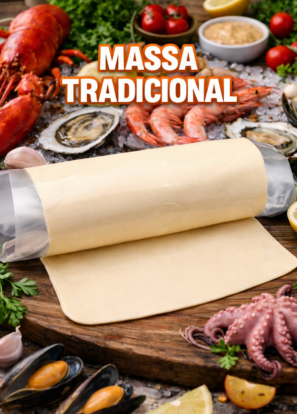 Tradicional Camarão Cremoso com Mussarela