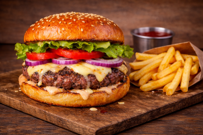 6- Clássico com batata frita