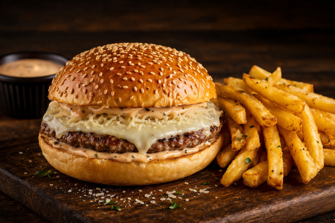 4- Duetto de Queijos com batata frita