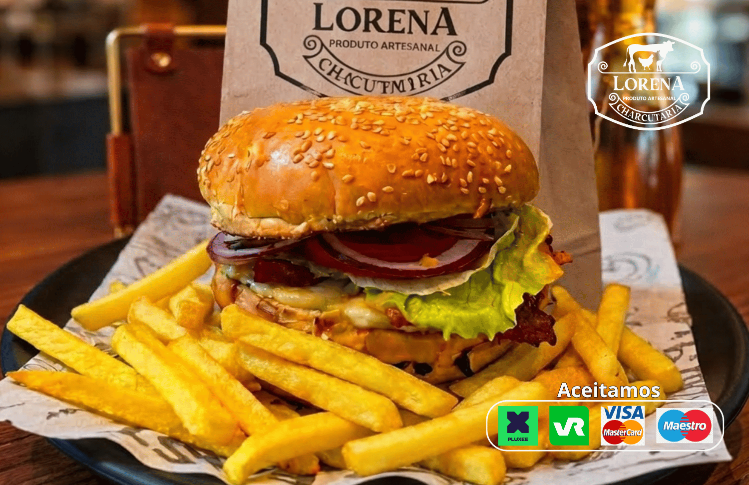 Clássico com batata frita