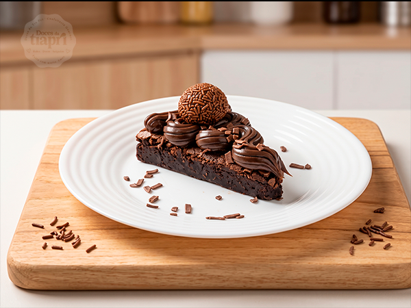 Fatia de Brownie – Brigadeiro Gourmet
