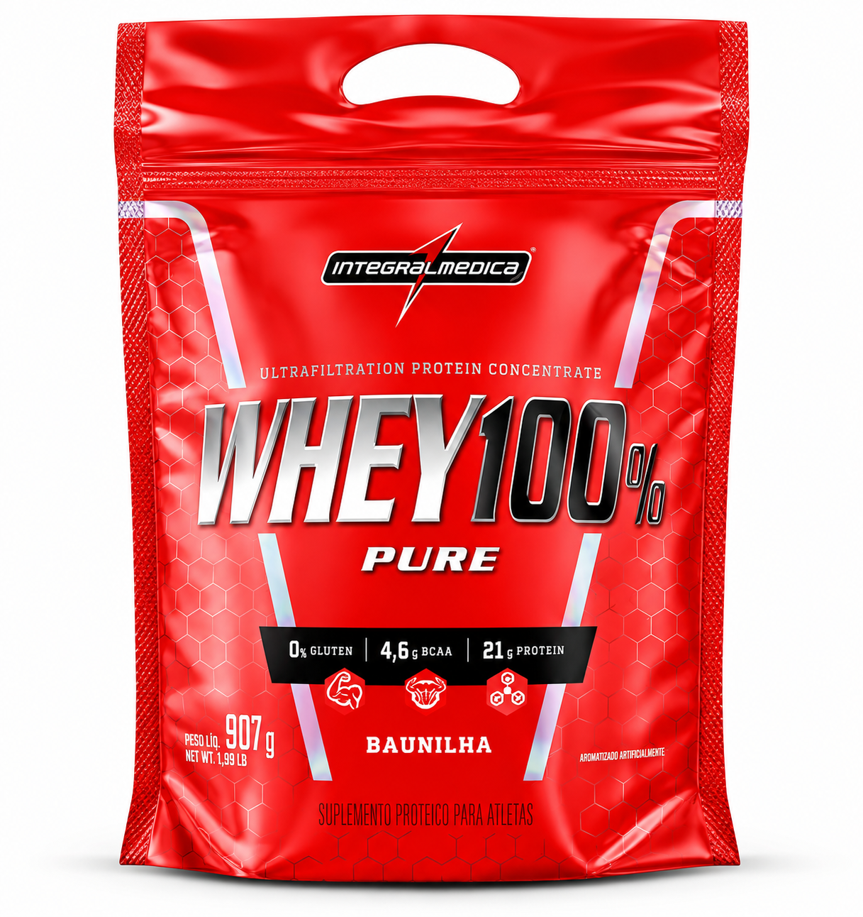 WHEY PROTEIN 900G - INTEGRALMÉDICA