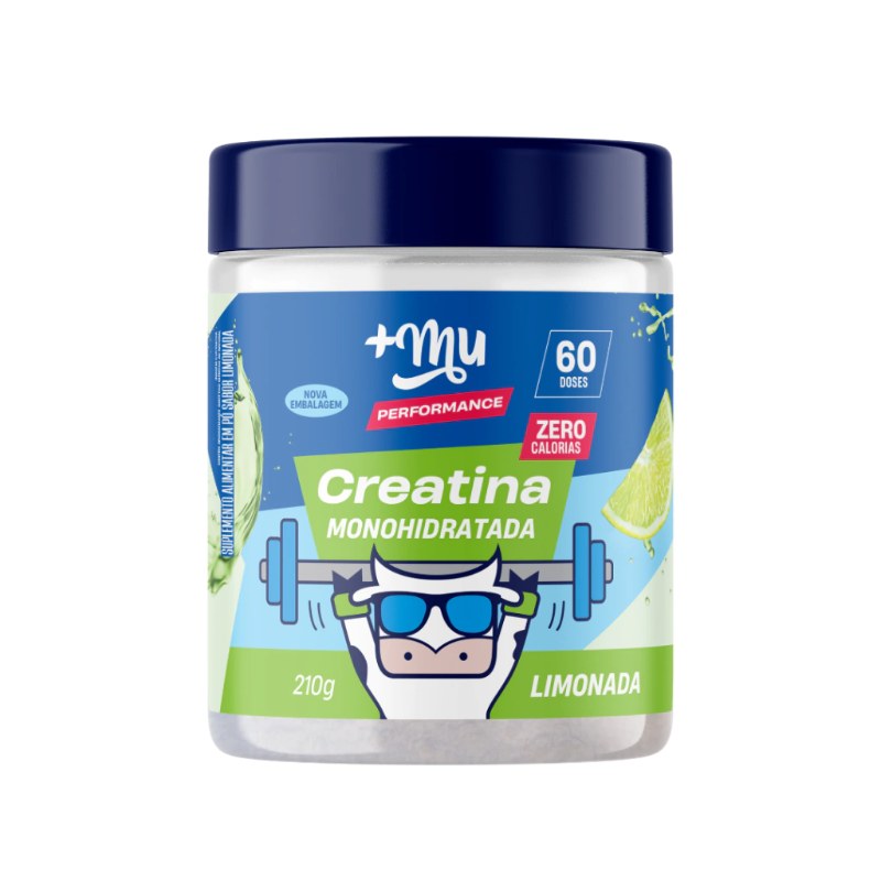 CREATINA MONOHIDRATADA LIMONADA 210G - +MU