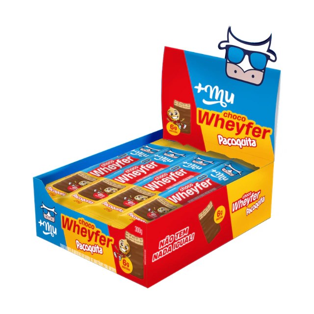CHOCO WHEYFER PAÇOQUITA 25G CAIXA C/12 - +MU