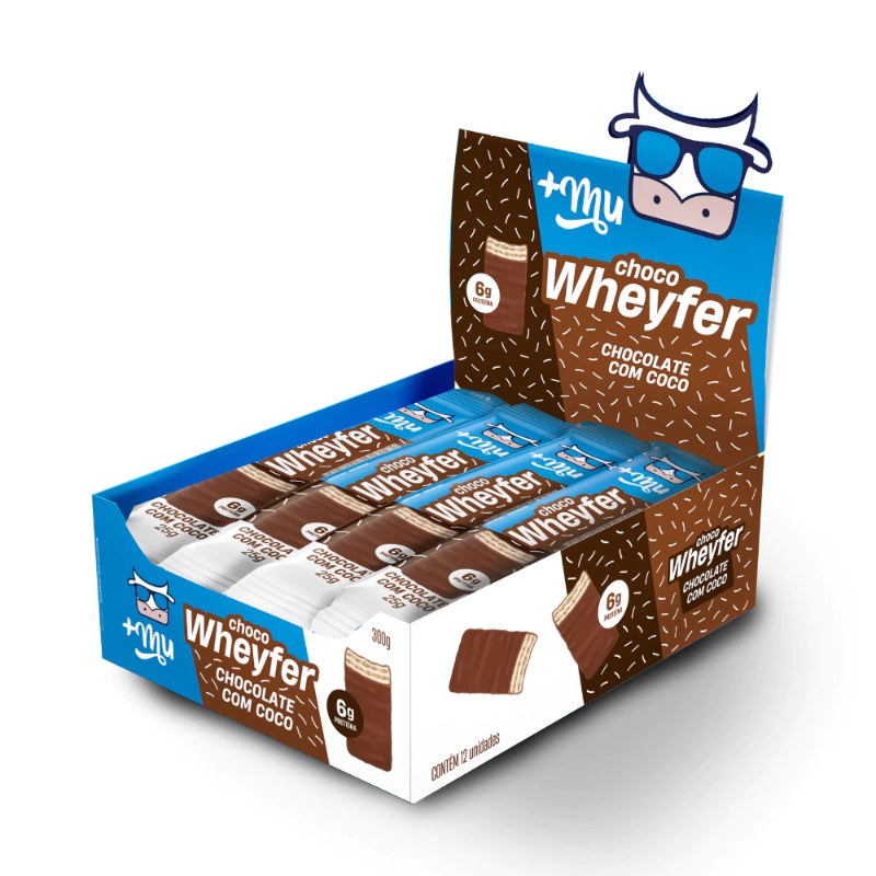 CHOCO WHEYFER CHOCOLATE COM COCO 25G - +MU