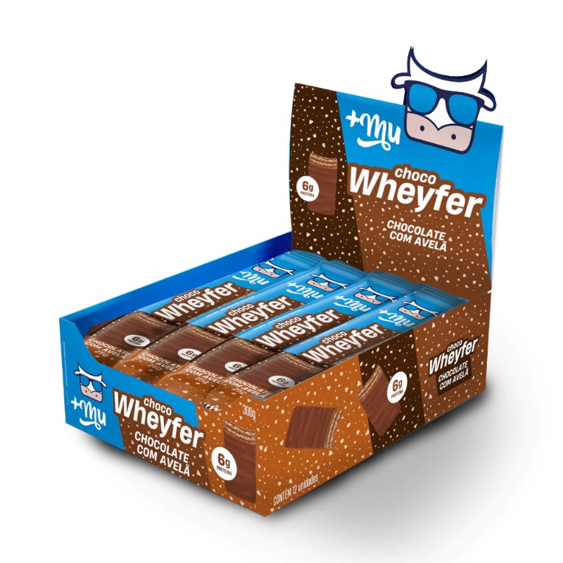 CHOCO WHEYFER CHOCOLATE COM AVELÃ 25G - +MU