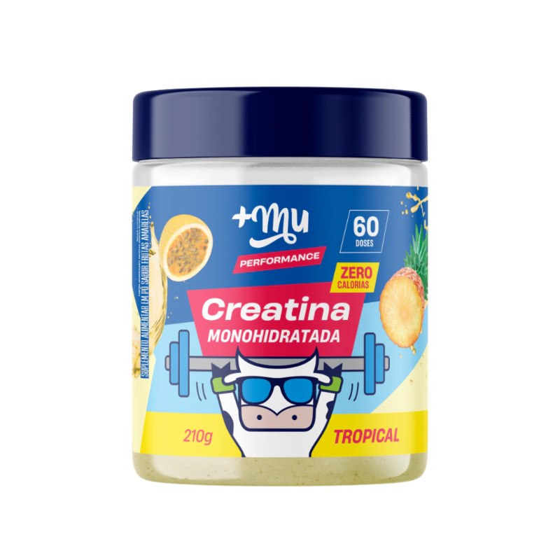 CREATINA MONOHIDRATADA TROPICAL 210G - +MU