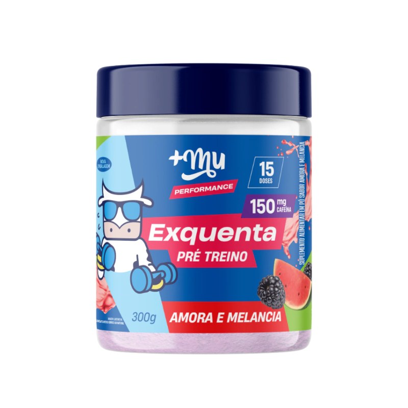 EXQUENTA PRÉ-TREINO AMORA E MELANCIA 300G - +MU