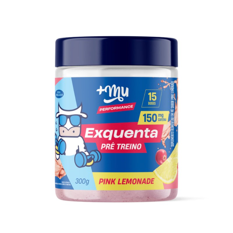 EXQUENTA PRÉ-TREINO PINK LEMONADE 300G - +MU