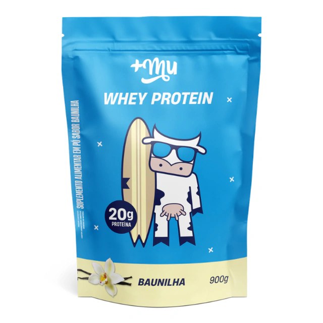 WHEY PROTEIN BAUNILHA 900G - +MU