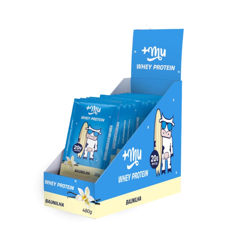 SACHÊ WHEY PROTEIN BAUNILHA 32G - +MU