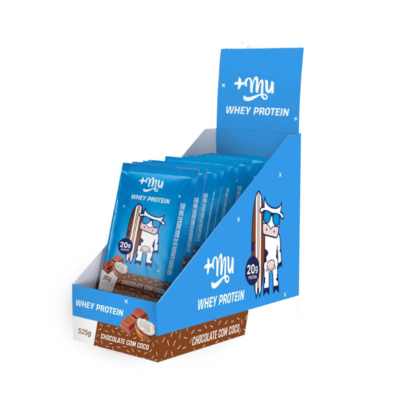 SACHÊ WHEY PROTEIN CHOCOLATE COM COCO 35G - +MU