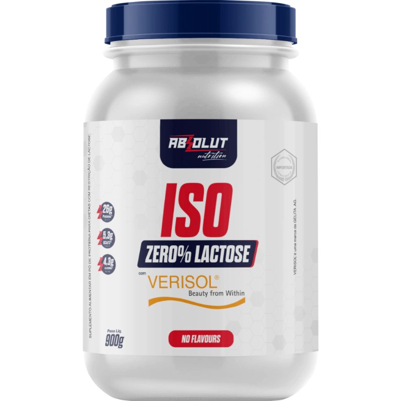 ISO ZERO LACTOSE VERISOL SEM SABOR 900G - ABSOLUT