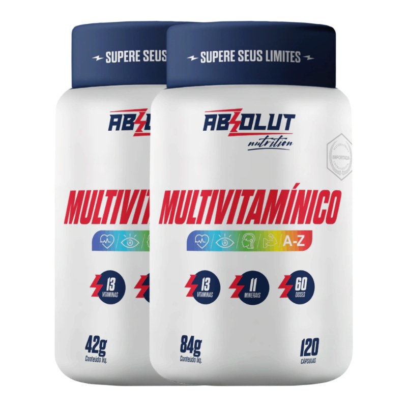 MULTIVITAMÍNICO 120 CÁPSULAS - ABSOLUT