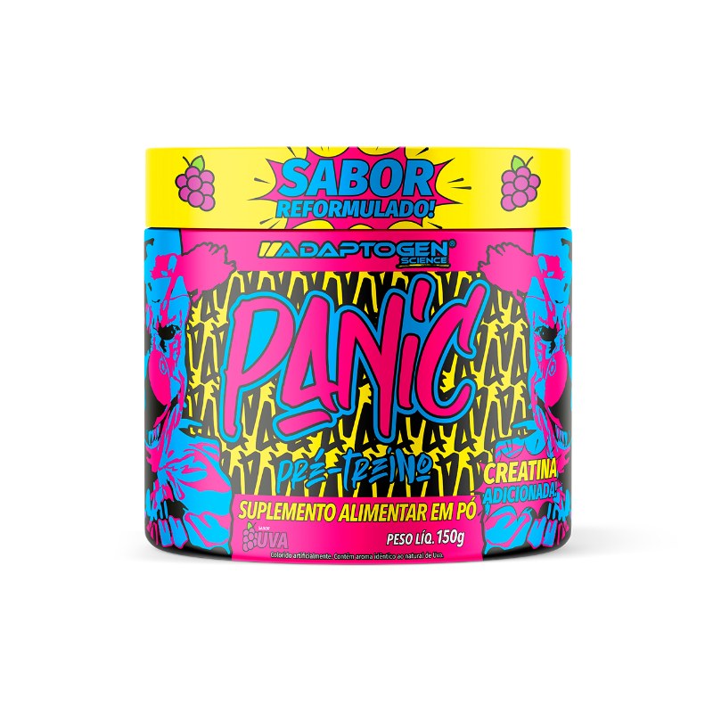 PANIC PRÉ-WORKOUT UVA 300G - ADAPTOGEN