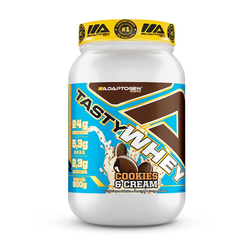 TASTY WHEY COOKIES & CREAM 900G - ADAPTOGEN