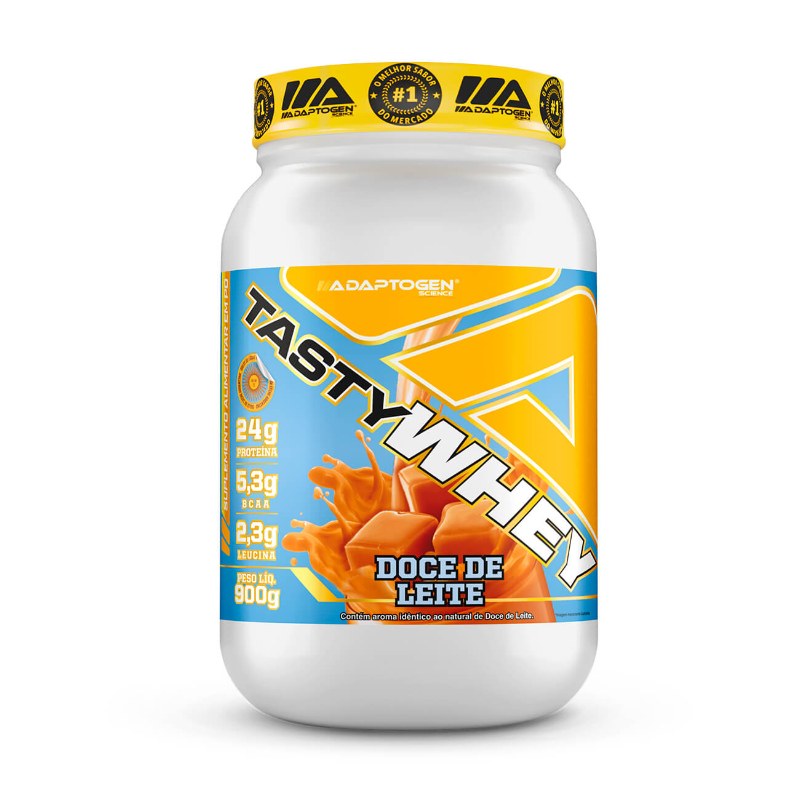 TASTY WHEY DOCE DE LEITE 900G - ADAPTOGEN