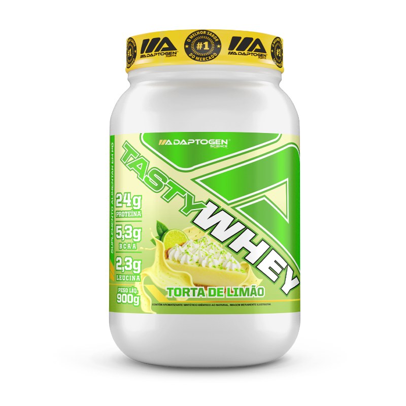 TASTY WHEY TORTA DE LIMÃO 900G - ADAPTOGEN