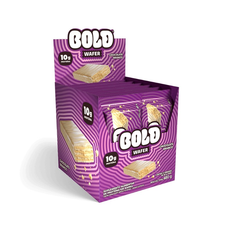 BOLD WAFER CHOCOLATE BRANCO - BOLD