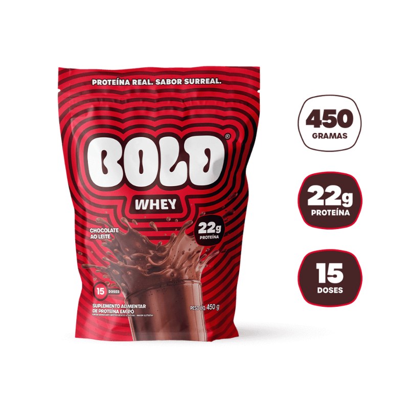 BOLD WHEY CHOCOLATE AO LEITE 450G - BOLD