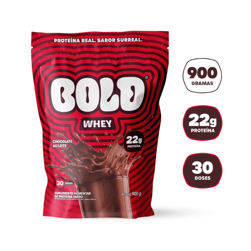BOLD WHEY CHOCOLATE AO LEITE 900G - BOLD