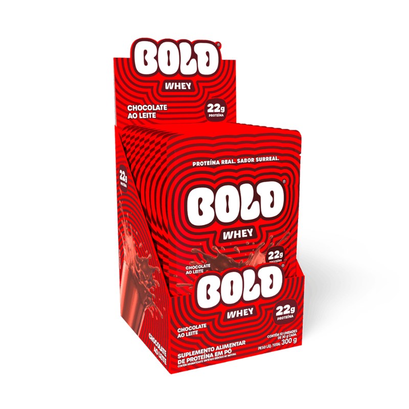 SACHÊ BOLD WHEY CHOCOLATE AO LEITE 30G - BOLD