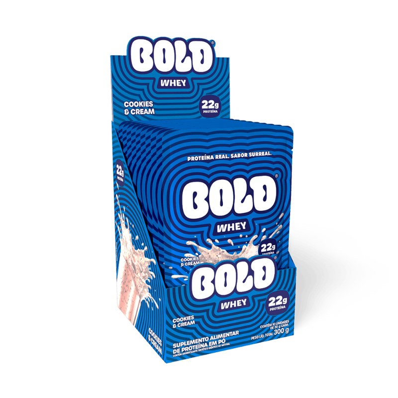 SACHÊ BOLD WHEY COOKIES & CREAM 30G - BOLD