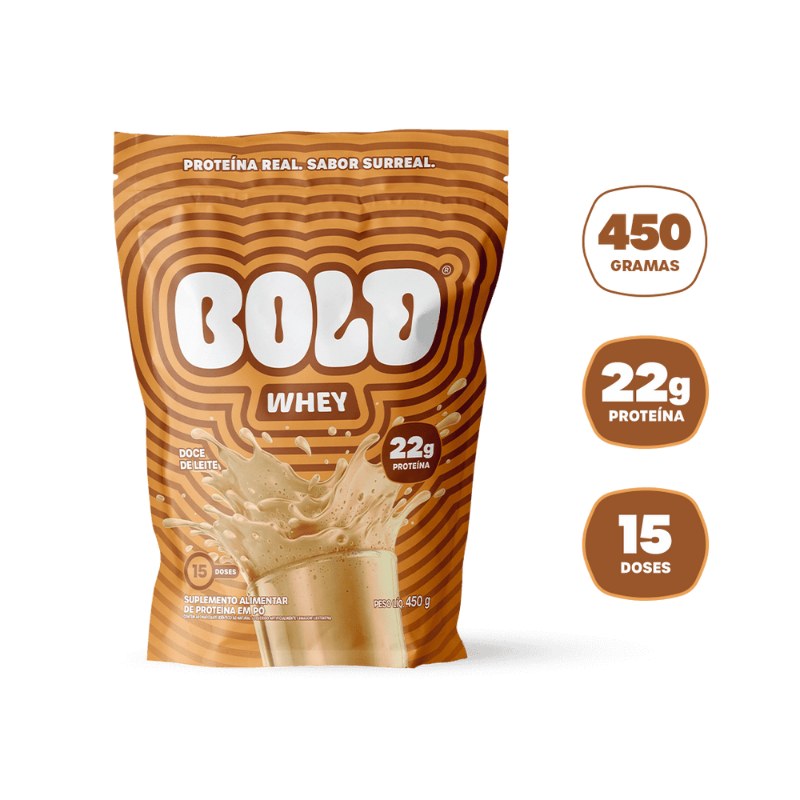 BOLD WHEY DOCE DE LEITE 450G - BOLD
