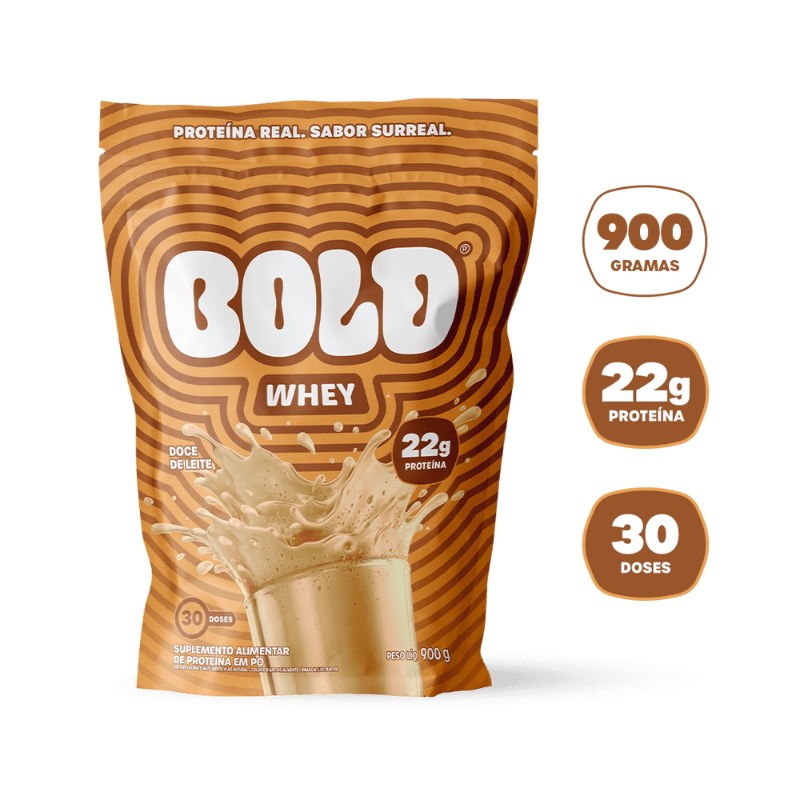 BOLD WHEY DOCE DE LEITE 900G - BOLD