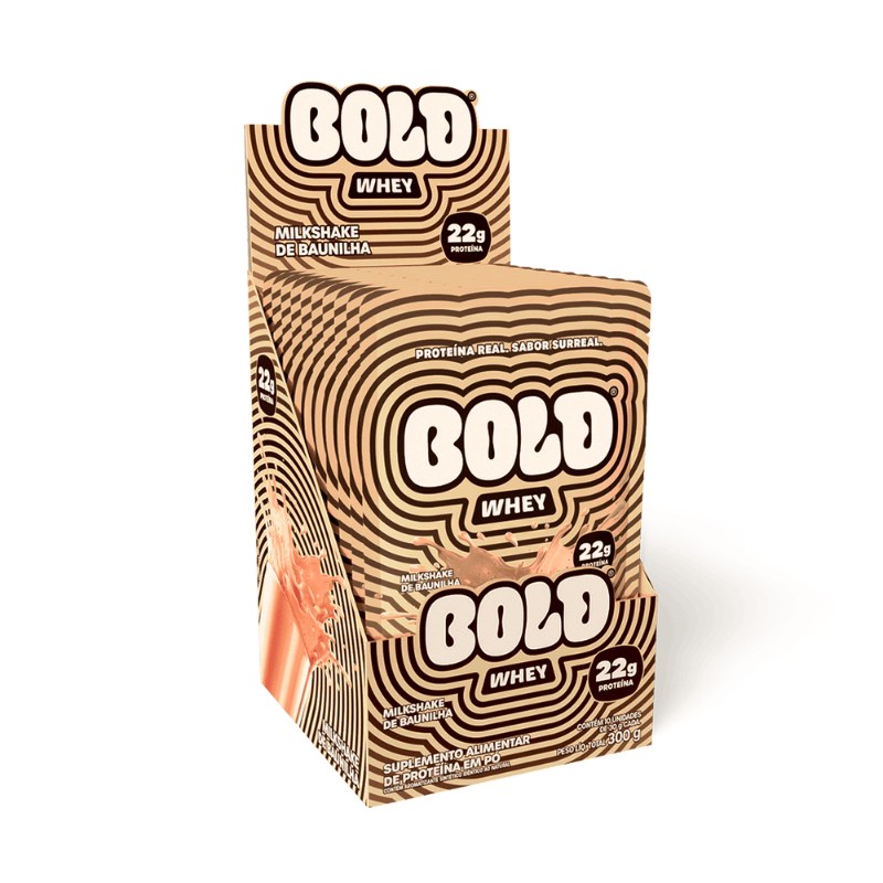 SACHÊ BOLD WHEY MILKSHAKE DE BAUNILHA 30G - BOLD