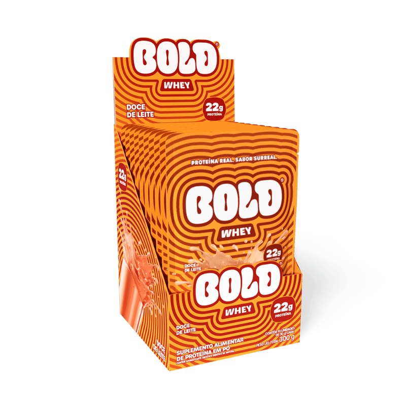 SACHÊ BOLD WHEY DOCE DE LEITE 30G - BOLD