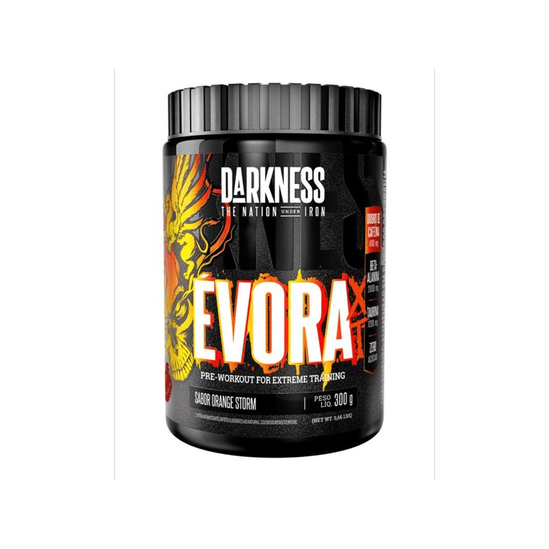 ÉVORA XT ORANGE STORM DOBRO DE CAFEÍNA 300G - DARKNESS