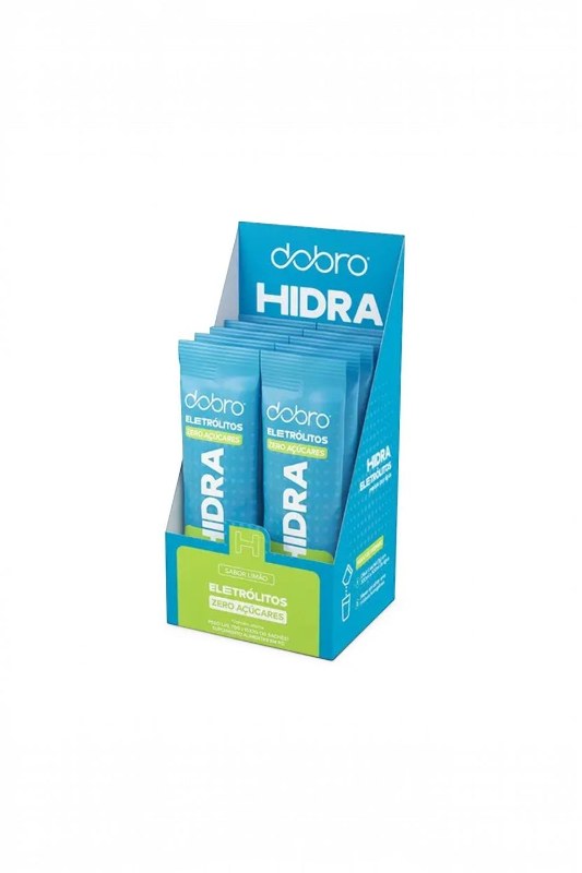 HIDRA ELETRÓLITOS LIMÃO CAIXA 10 SACHÊS 7G - DOBRO