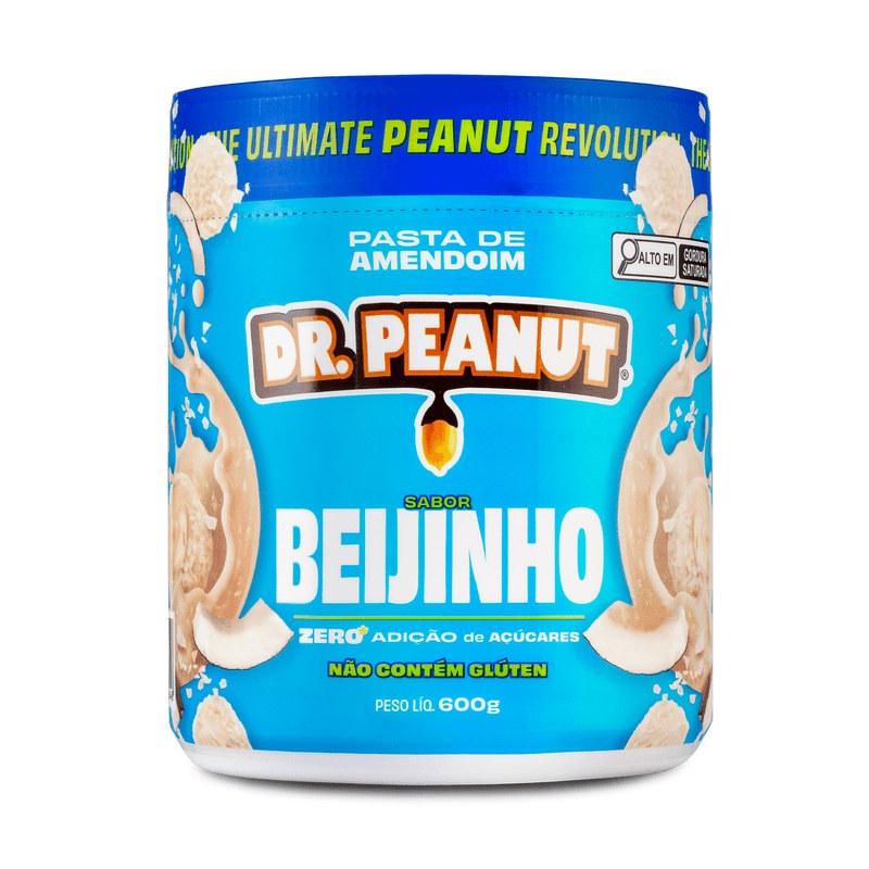 PASTA DE AMENDOIM BEIJINHO 600G - DR. PEANUT