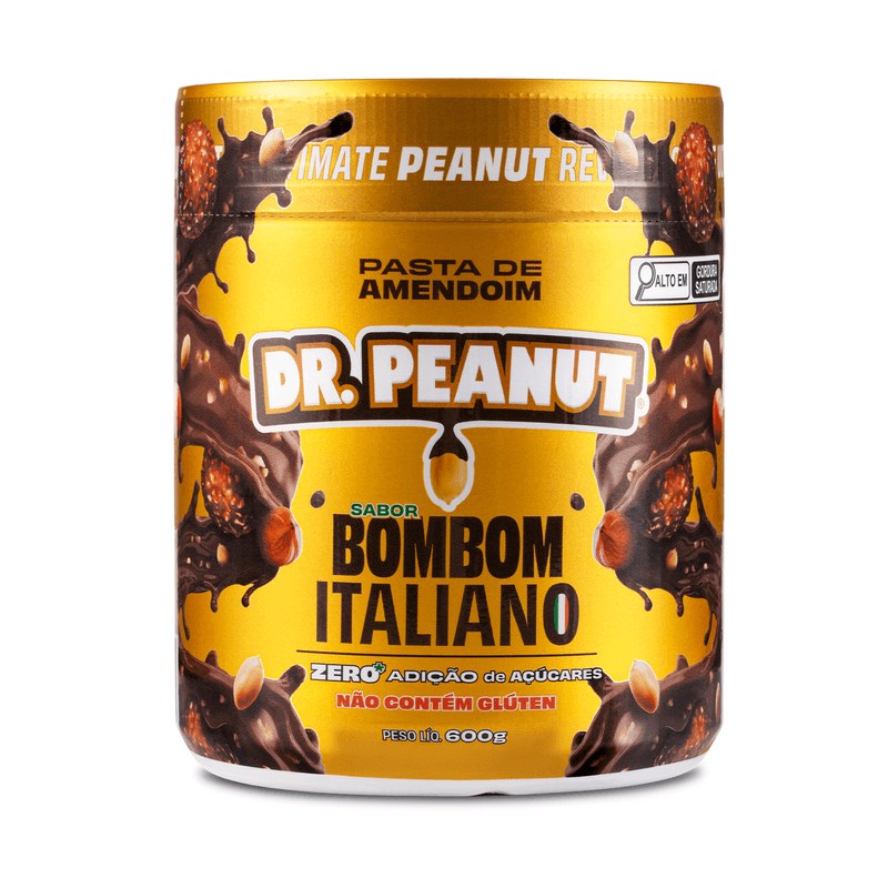 PASTA DE AMENDOIM BOMBOM ITALIANO 600G - DR. PEANUT