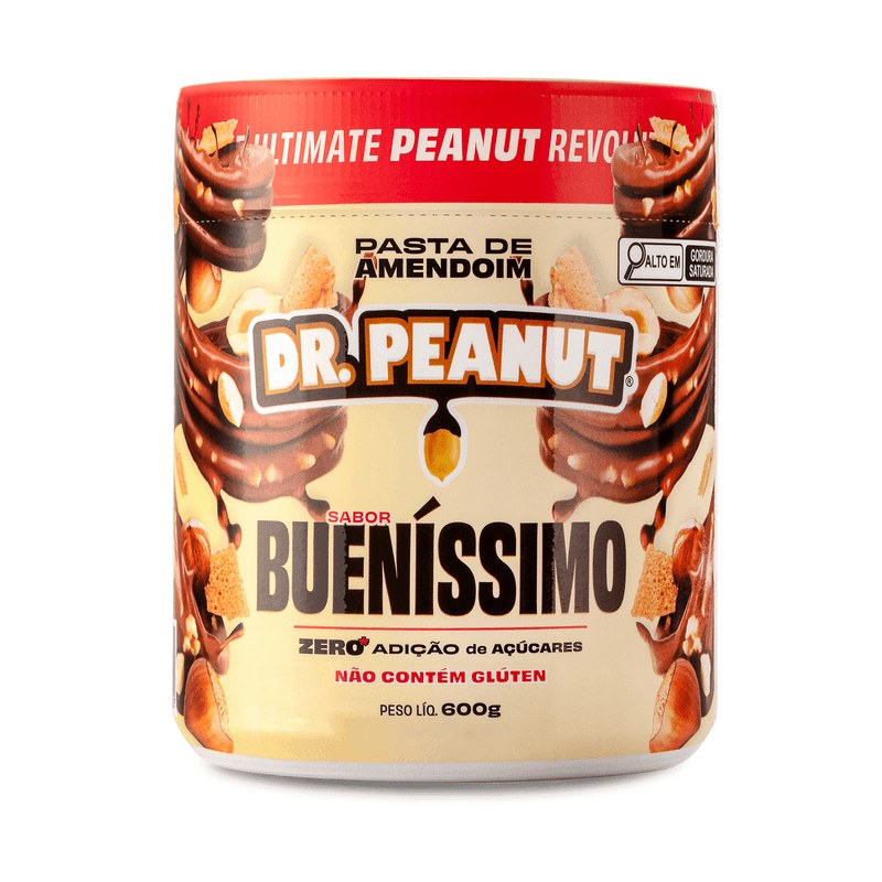PASTA DE AMENDOIM BUENÍSSIMO 600G - DR. PEANUT