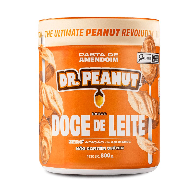 PASTA DE AMENDOIM DOCE DE LEITE 600G - DR. PEANUT