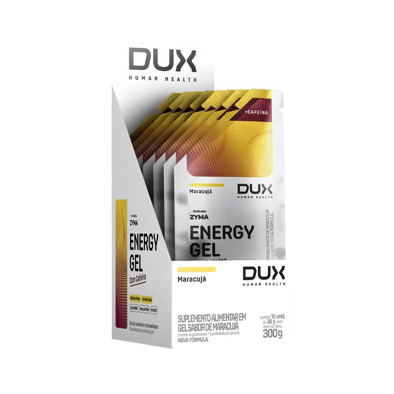 ENERGY GEL MARACUJÁ COM CAFEÍNA 30G - DUX