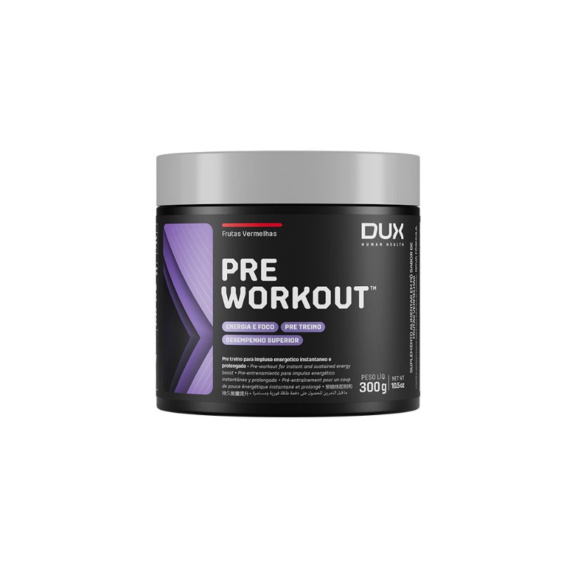 PRE-WORKOUT FRUTAS VERMELHAS 300G - DUX