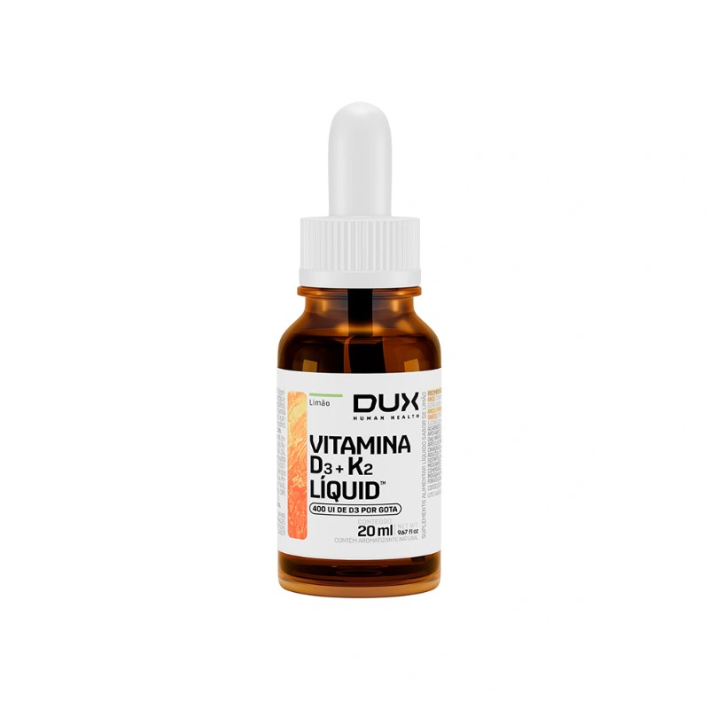 VITAMINA D3 + K2 LIMÃO 20ML - DUX