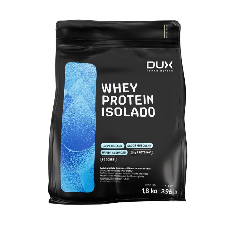 WHEY PROTEIN ISOLADO CHOCOLATE 1,8KG - DUX
