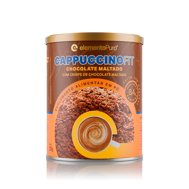 CAPPUCCINO FIT CHOCOLATE MALTADO 200G - ELEMENTO PURO