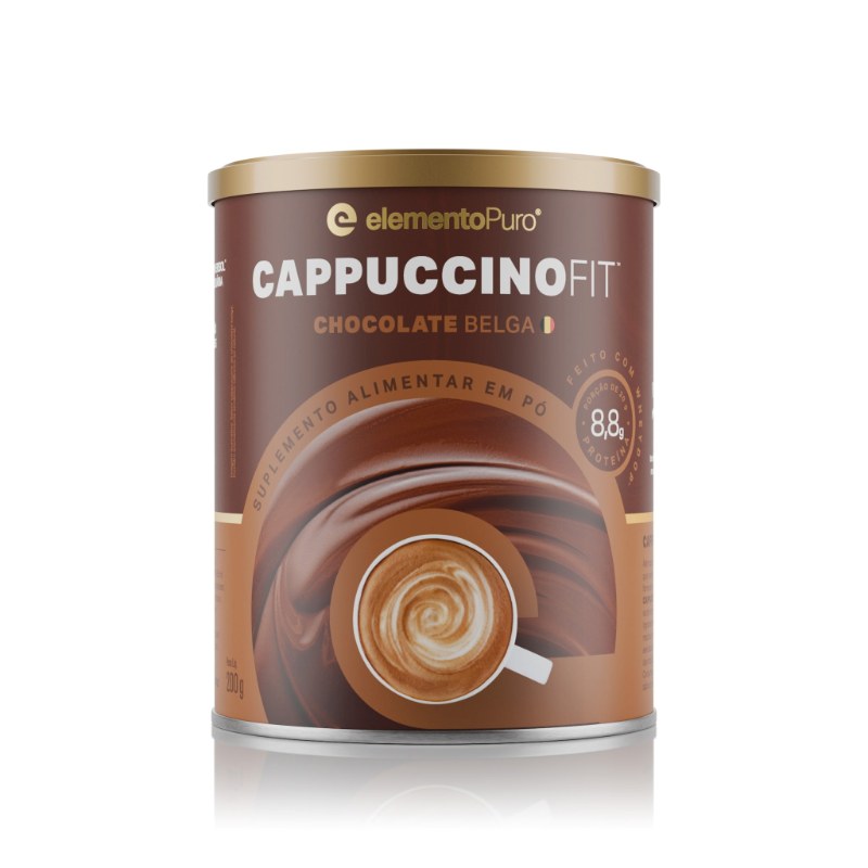 CAPPUCCINO FIT CHOCOLATE BELGA 200G - ELEMENTO PURO