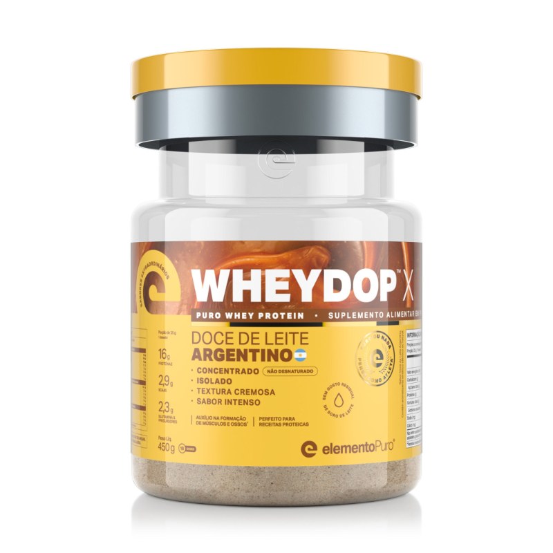 WHEYDOP X DOCE DE LEITE 450G - ELEMENTO PURO